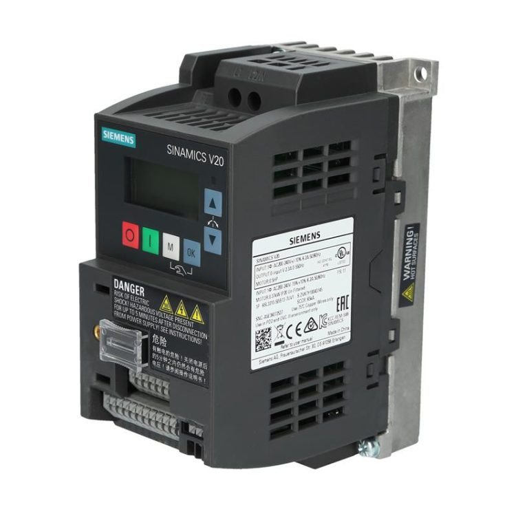 اینورتر تک فاز 0.75 کیلووات زیمنس مدل 6SL3210-5BB17-5UV1