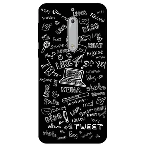 Megafone Social Media 1898 Cover For Nokia 5