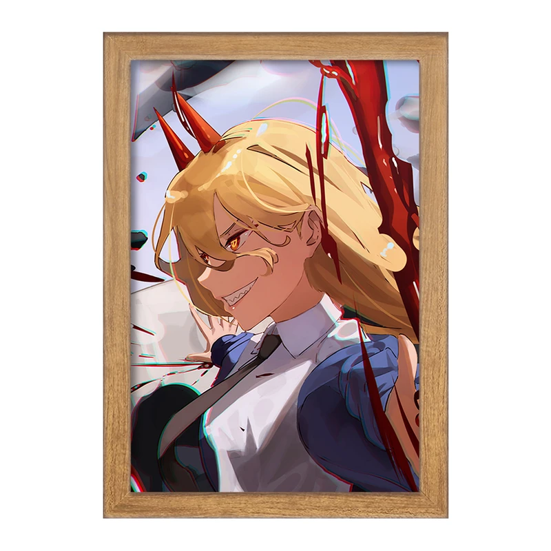 تابلو خندالو مدل پاور انیمه مرد اره ای Chainsaw Man  کد 22317