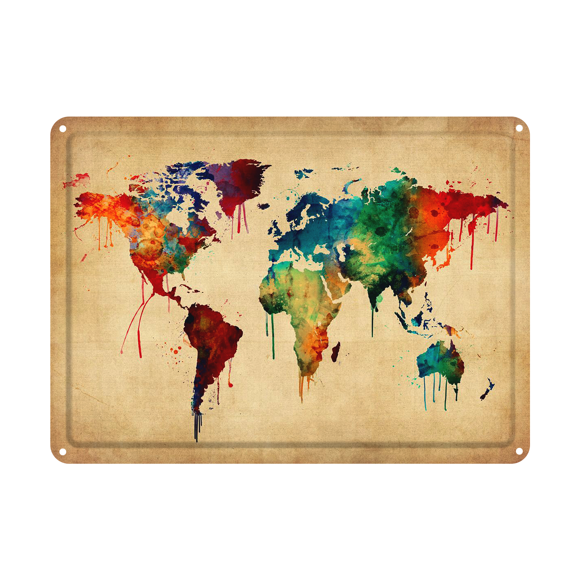 دیوارکوب مدل نقشه جهان کد  s 527