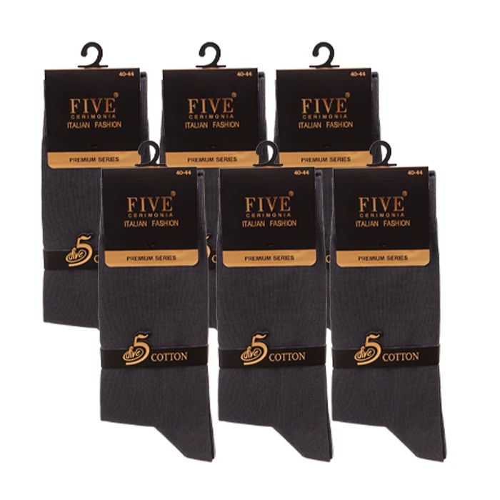 جوراب مردانه فایو کد 15915934 مجموعه 6 عددی