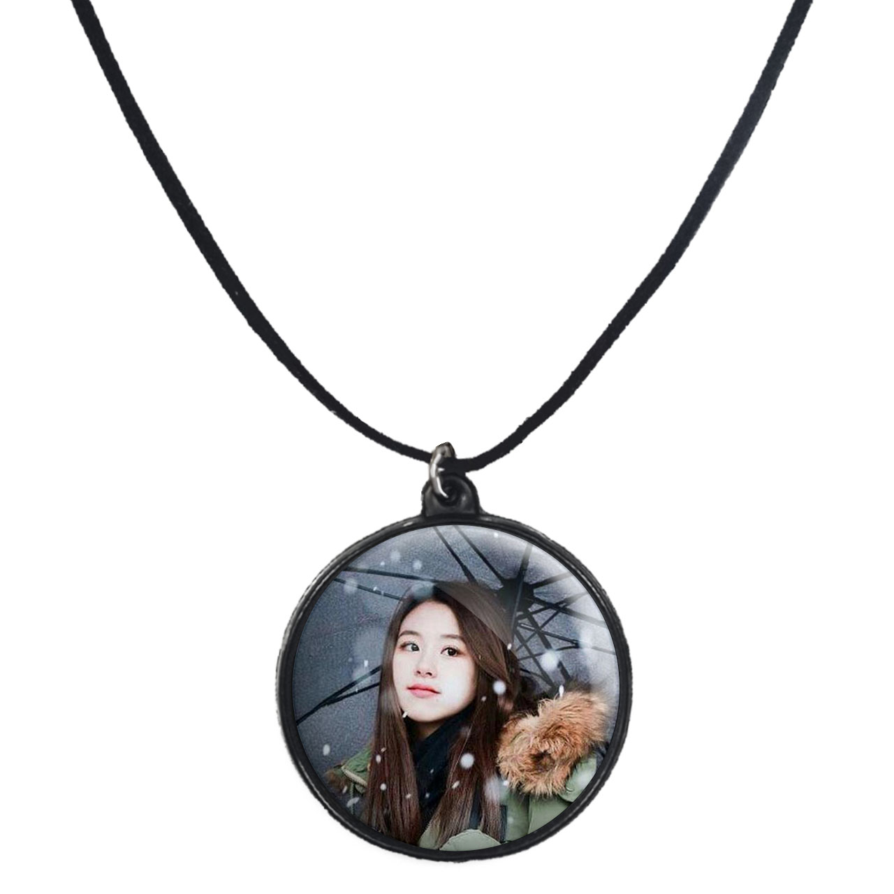 گردنبند پرمانه طرح تو ایس کد pmb.1423 مدل دو طرفه