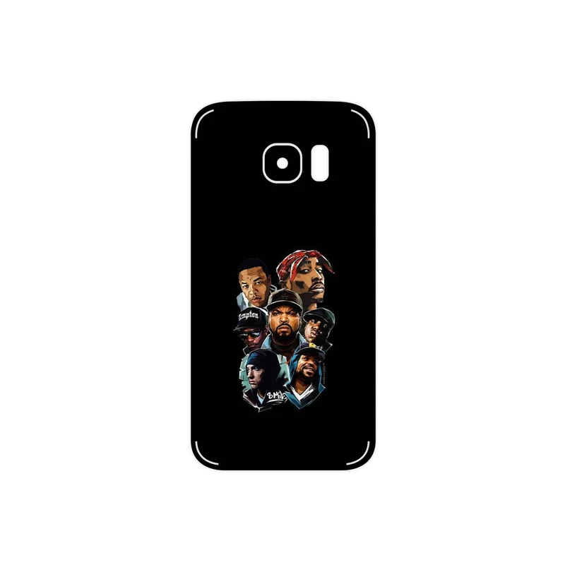 برچسب پوششی ماهوت مدل Great Rappers Digital Art مناسب برای گوشی موبایل سامسونگ Galaxy S7