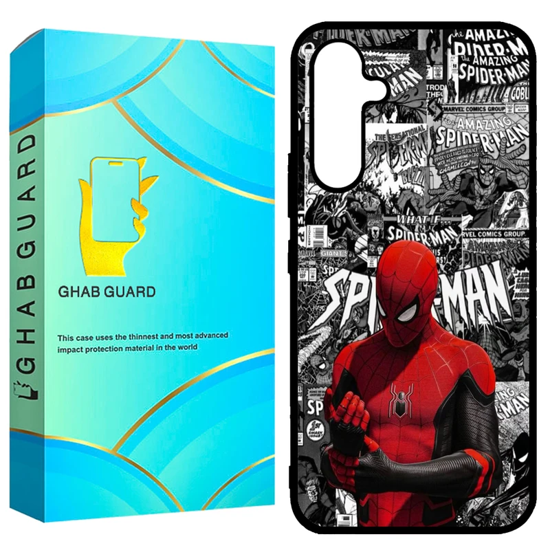 کاور قاب گارد طرح اسپایدر من مدل GCHPA54 مناسب برای گوشی موبایل سامسونگ  Galaxy A54 5G