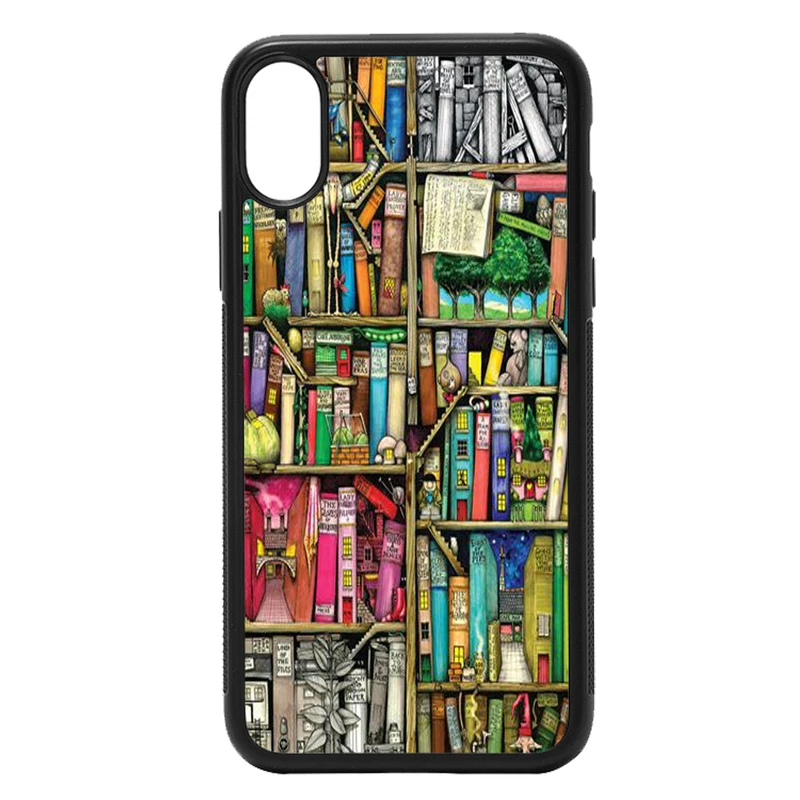 کاور طرح کتابخانه کد 7135 مناسب برای گوشی موبایل اپل iphone x/xs