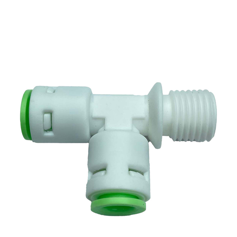 سه راهی فیتینگی تصفیه آب تکومن مدل رزوه بغل مجموعه 3 عددی