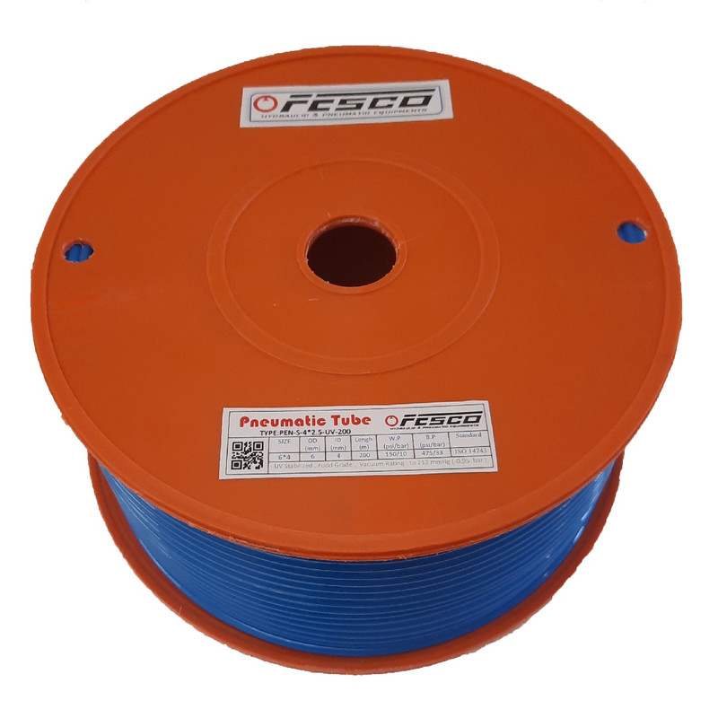 شلنگ پنوماتیک فسکو مدل PEN-S-10x6.5 طول 100 متر شلنگ پنوماتیک فسکو مدل PEN-S-10x6.5 طول 100 متر