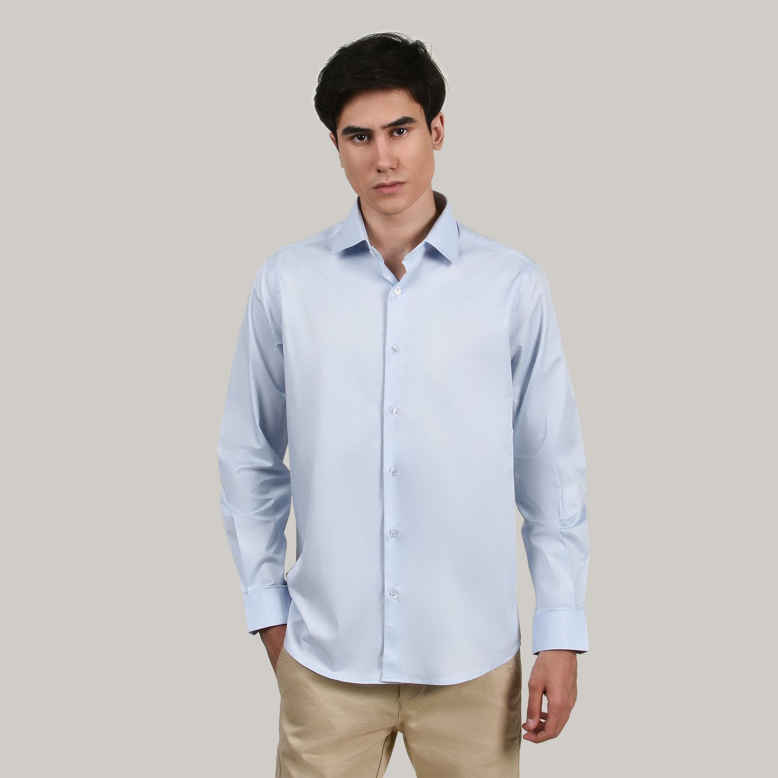 پیراهن آستین بلند مردانه جی تی هوگرو مدل 1021016 -  - 2