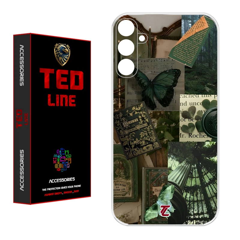 کاور تد لاین طرح کلاژ هنری کد 1118 مناسب برای گوشی موبایل سامسونگ Galaxy A35