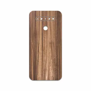 MAHOOT Light Walnut Wood Cover Sticker for LG K51s