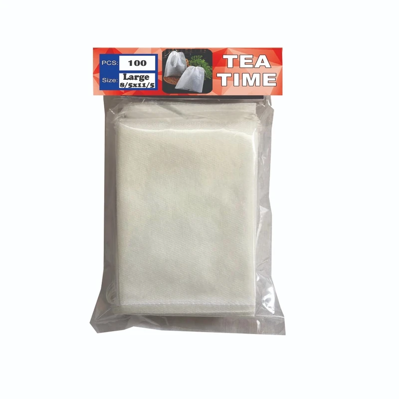 فیلتر چای مدل فیلتر نخدار Large  بسته 100 عددی