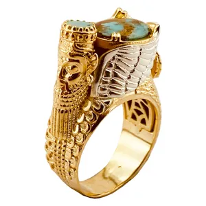 انگشتر نقره زنانه مدل هخامنشی