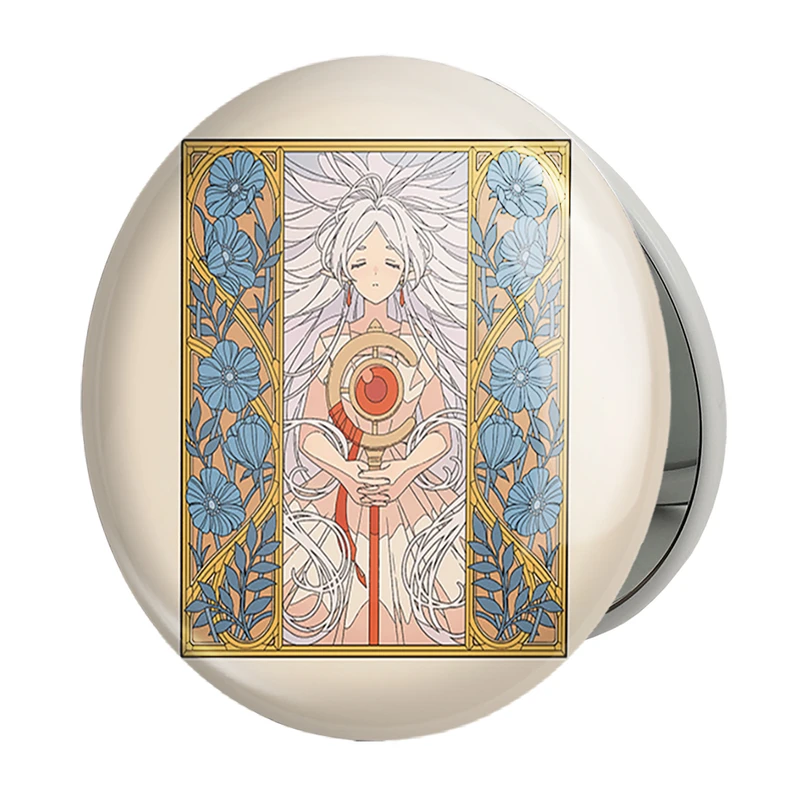 آینه جیبی خندالو طرح انیمه فریرن (Frieren) مدل تاشو کد 33919