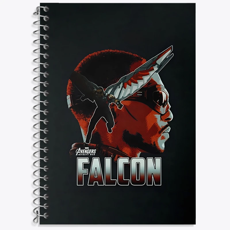 دفتر لغت 50 برگ خندالو طرح فالکون مارول (Marvel) کد N5722