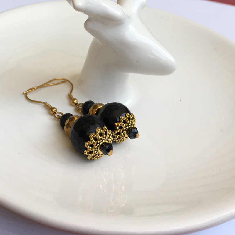 گوشواره زنانه مدل شب تیره