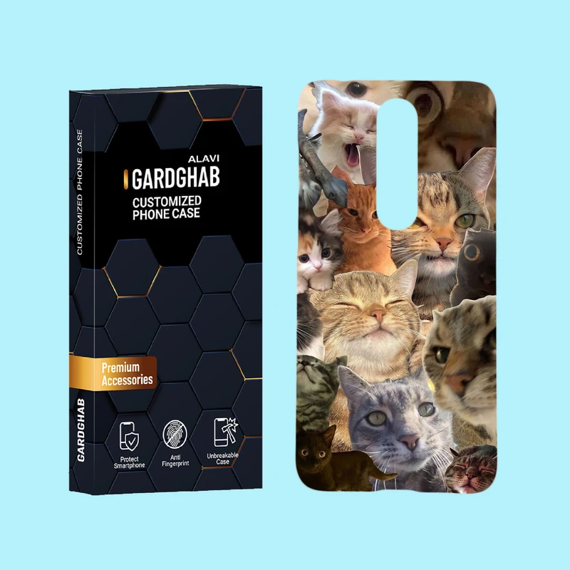 کاور گارد قاب علوی مدل حیوانات مناسب برای گوشی موبایل نوکیا 5.1 Plus