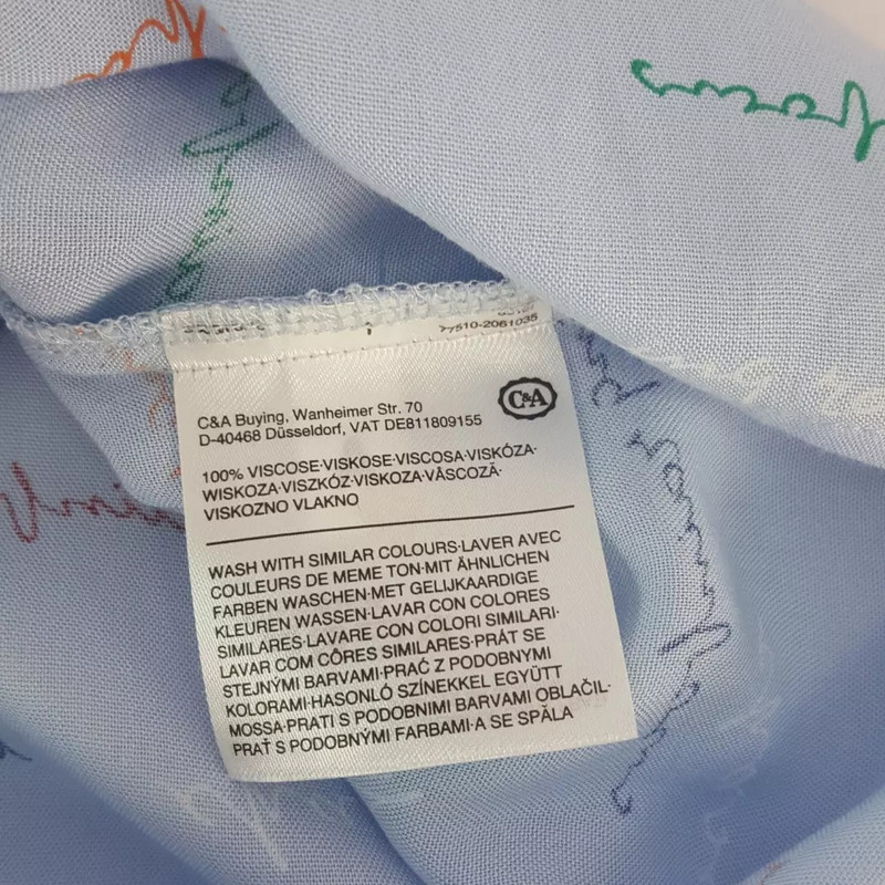 شومیز آستین کوتاه زنانه سی اند ای مدل 18277680