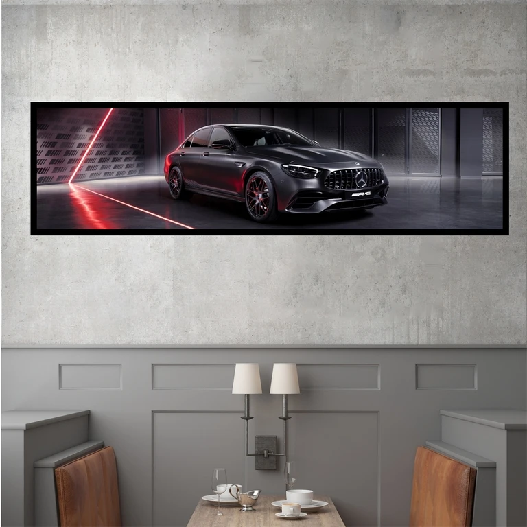 تابلو بکلیت طرح اتومبیل ماشین بنز مدل کشیده B-7899