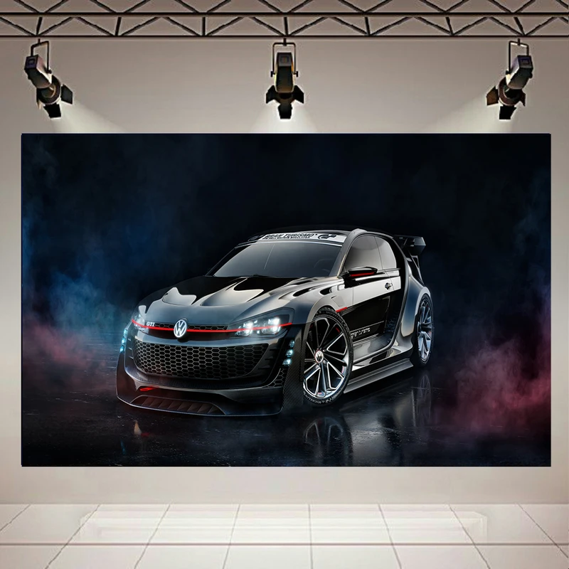 پوستر طرح ماشین مدل Volkswagen GTI Gran Turismo کد AR20850