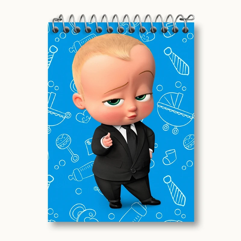 دفتر یادداشت 50 برگ خندالو مدل بچه رئیس Boss Baby کد 10336