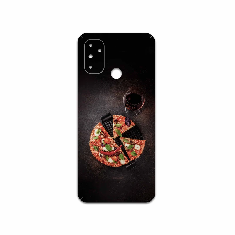 برچسب پوششی ماهوت مدل Pizza مناسب برای گوشی موبایل وان پلاس Nord N100