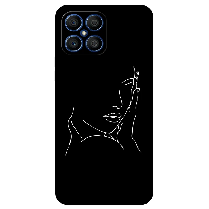 کاور مگافون طرح دخترانه مدل 8153 مناسب برای گوشی موبایل آنر X8 4G