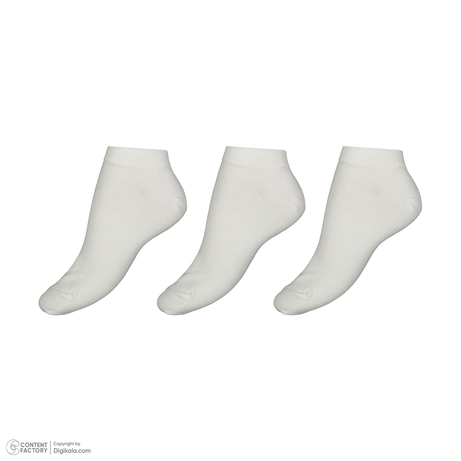 جوراب ساق کوتاه زنانه ایزی دو مدل 2141 بسته 3 عددی -  - 2