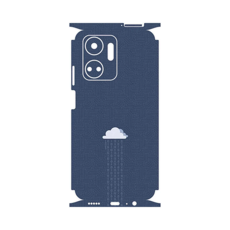 برچسب پوششی ماهوت مدل Minimal Data Cloud-FullSkin مناسب برای گوشی موبایل آنر X7a