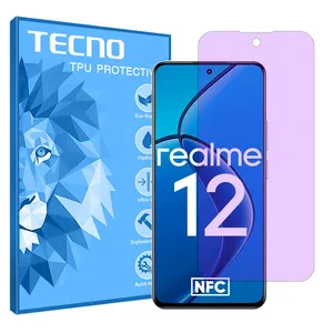 Tecno Eye Care model anti violet ray screen protector suitable for Realme 12 4G Mobile phone 