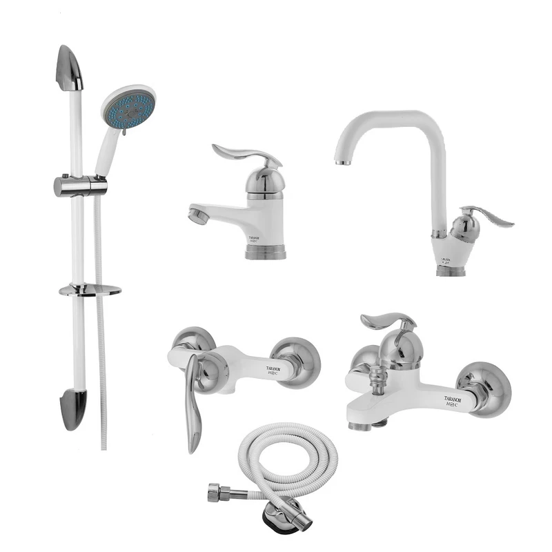 ست شیرآلات ترنم مدل قهرمان تپس 2KH-SK مجموعه 6 عددی 