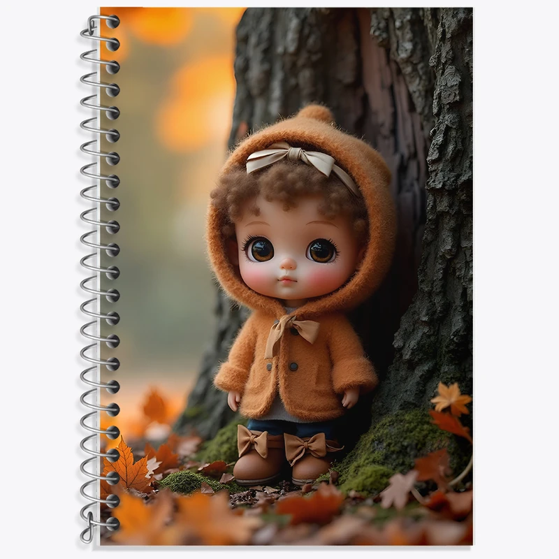 دفتر لغت 50 برگ خندالو طرح دخترانه کیوت کد F5521