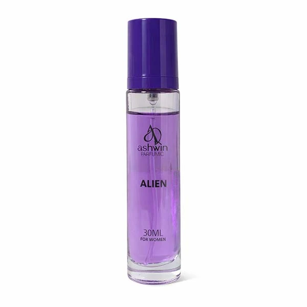 عطر جیبی زنانه اشوین مدل ALIEN با رایحه گرم و شیرین حجم 30 میلی‌لیتر