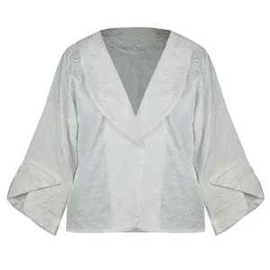 کت زنانه مدل ژاکارد گل لاله کد AK1239