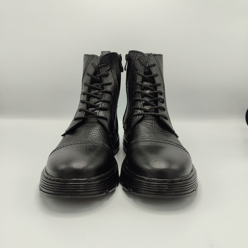 نیم بوت مردانه مدل چرم طبیعی پا کولز کد 8096