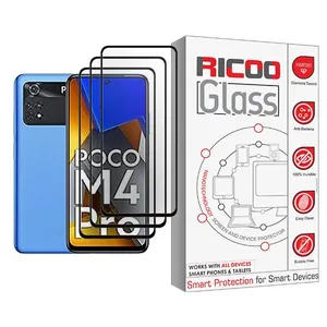 Ricoo Ricoo Glass MIX003 Screen Protector For Xiaomi Poco M4 Pro Pack Of 3