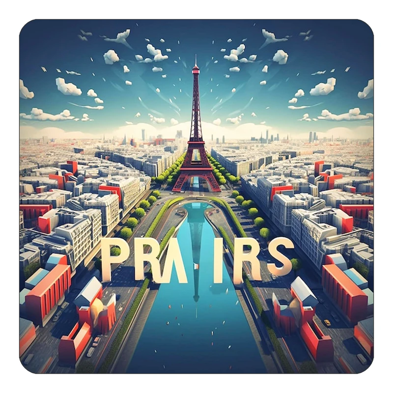 مگنت کاکتی طرح پاریس Paris مدل mp55352