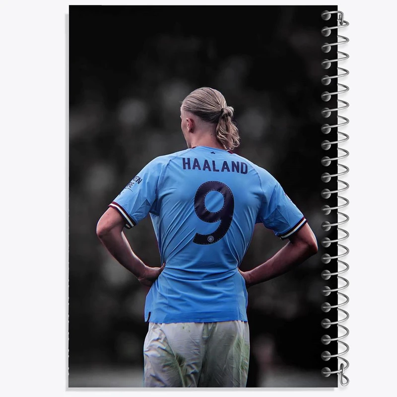 دفتر مشق 100 برگ خندالو طرح ارلینگ هالند Erling Haaland کد 28612