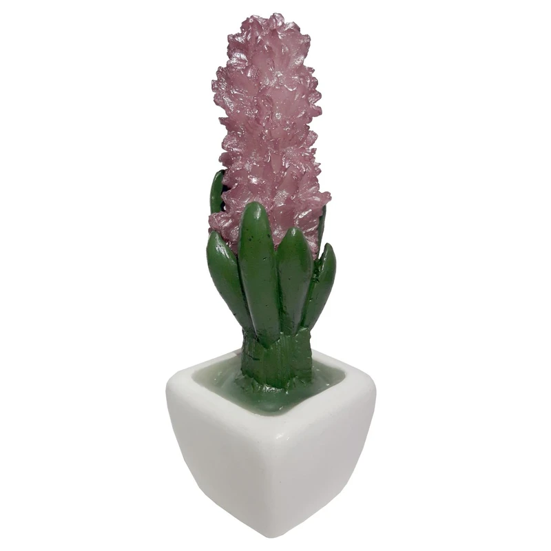 شمع طرح گل سنبل مدل AB123