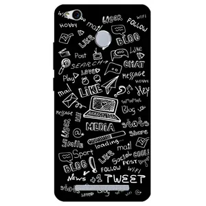 Megafone Social Media 1898 Cover For Xiaomi Redmi 3 / 3S / 3 Pro