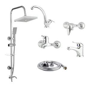 ست شیرآلات پیچک مدل پدیده کد as1947 مجموعه 6 عددی