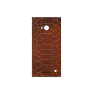 MAHOOT Brown-Snake-Leather Cover Sticker for Nokia Lumia 730