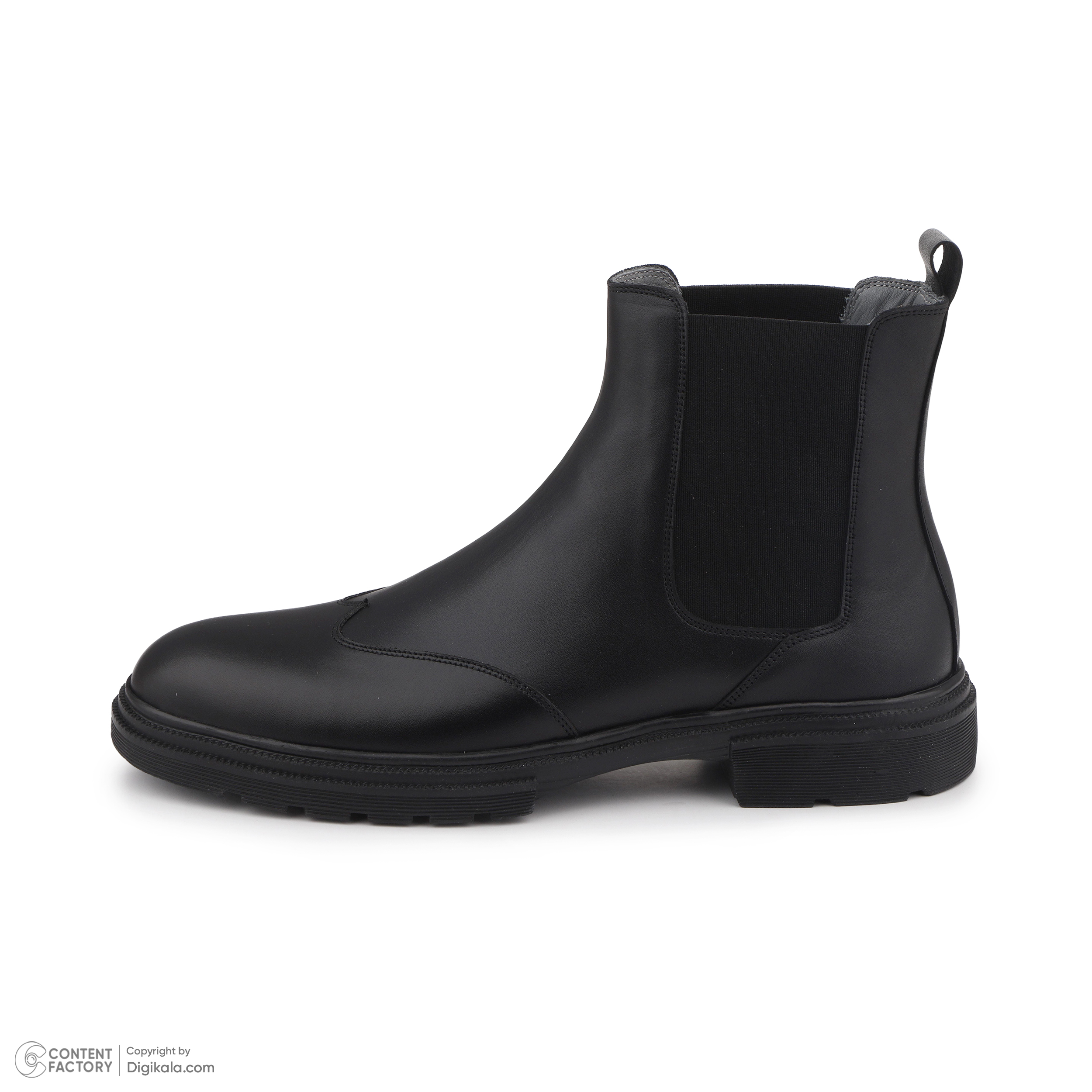 نیم بوت مردانه چرم مشهد مدل J6225-001