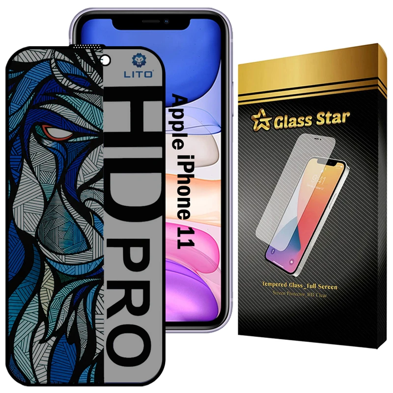 محافظ صفحه نمایش گلس استار مدل LITOPRVG مناسب برای گوشی موبایل اپل iPhone 11