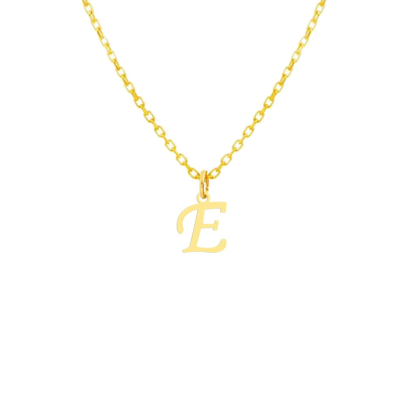گردنبند هایکا طرح حرف لاتین E مدل s.ha2-11