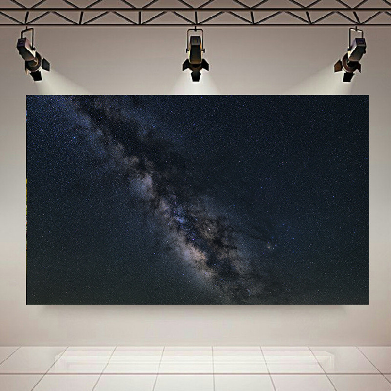 پوستر پارچه ای بلک لایت طرح کهکشان و ستارگان مدل milky way night sky ultra کد AR30534