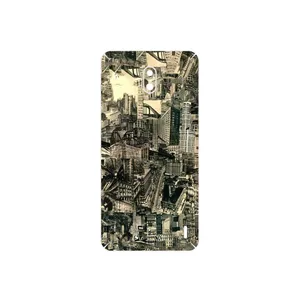 MAHOOT Collage of Skyscraper Cover Sticker for Nokia 2
