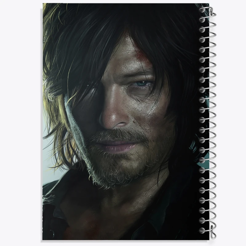 دفتر نقاشی 50 برگ خندالو طرح دریل مردگان متحرک کد F249