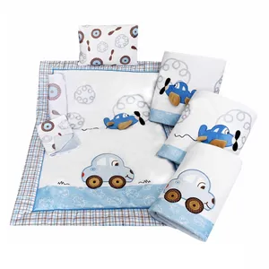 سرویس خواب 7 تکه کودک طرح ماشین مدل 2060021