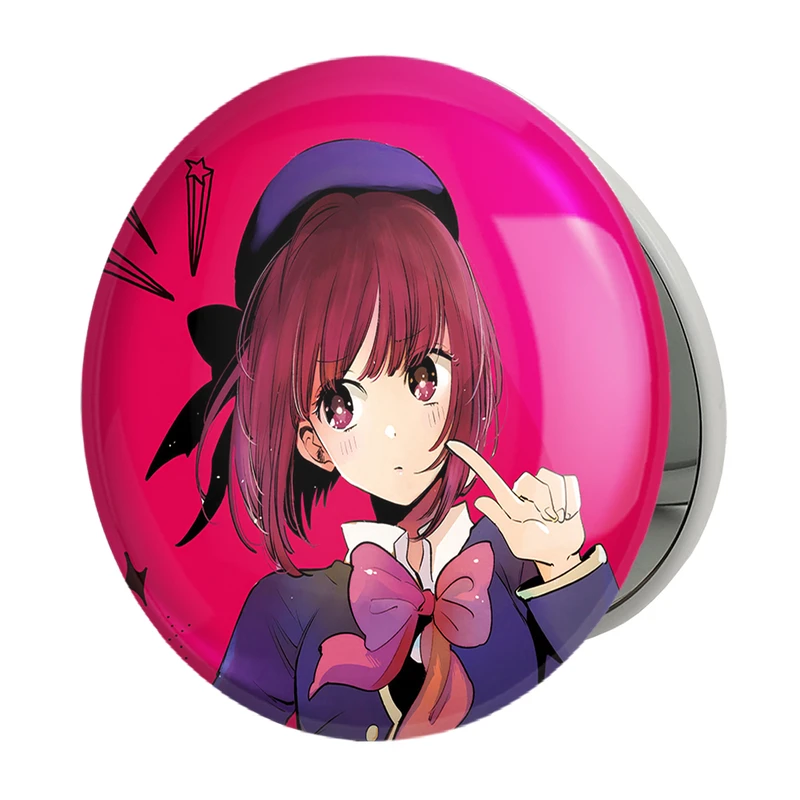 آینه جیبی خندالو طرح کانا آریما انیمه اوشی نو کو ستاره من Oshi No Ko مدل تاشو کد 27480 