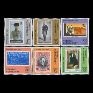 تمبر یادگاری مدل خارجی مجموعه 6 عددی 